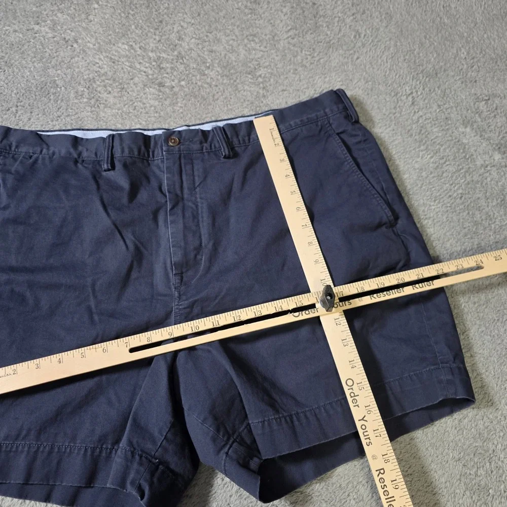 Polo Ralph Lauren Mens 40 Classic Fit 6 Shorts Navy Blue Stretch Chino Pony Logo